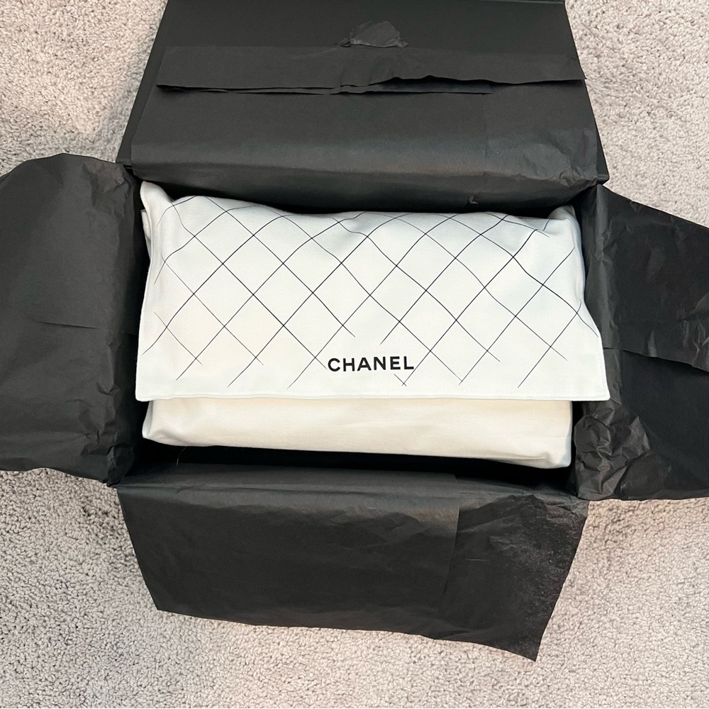 Chanel White Medium Classic Flap Bag - Picture 14 of 15